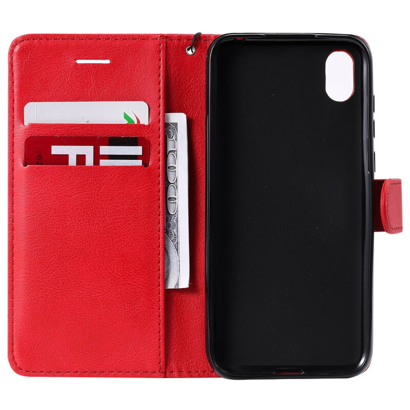Kotelo Huawei Y5 2019 / Honor 8S Leather Effect hihna Kotelo Huawei Y5 2019 / Honor 8S Leather Effect hihna