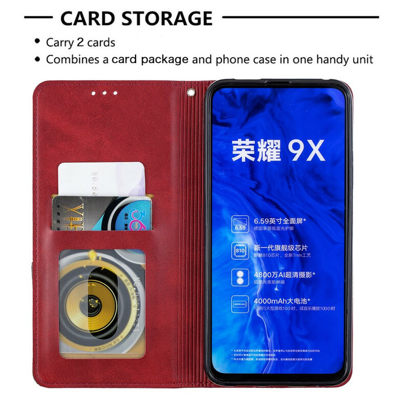 Honor 9X Pro Max Artist Style Flip Cover -suojakansi