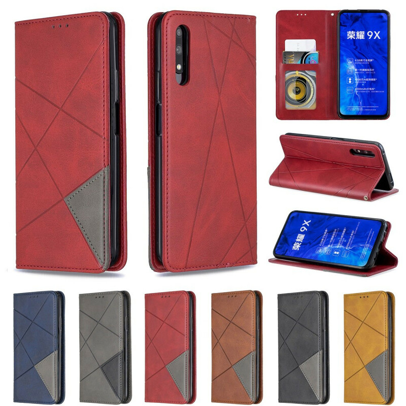 Honor 9X Pro Max Artist Style Flip Cover -suojakansi