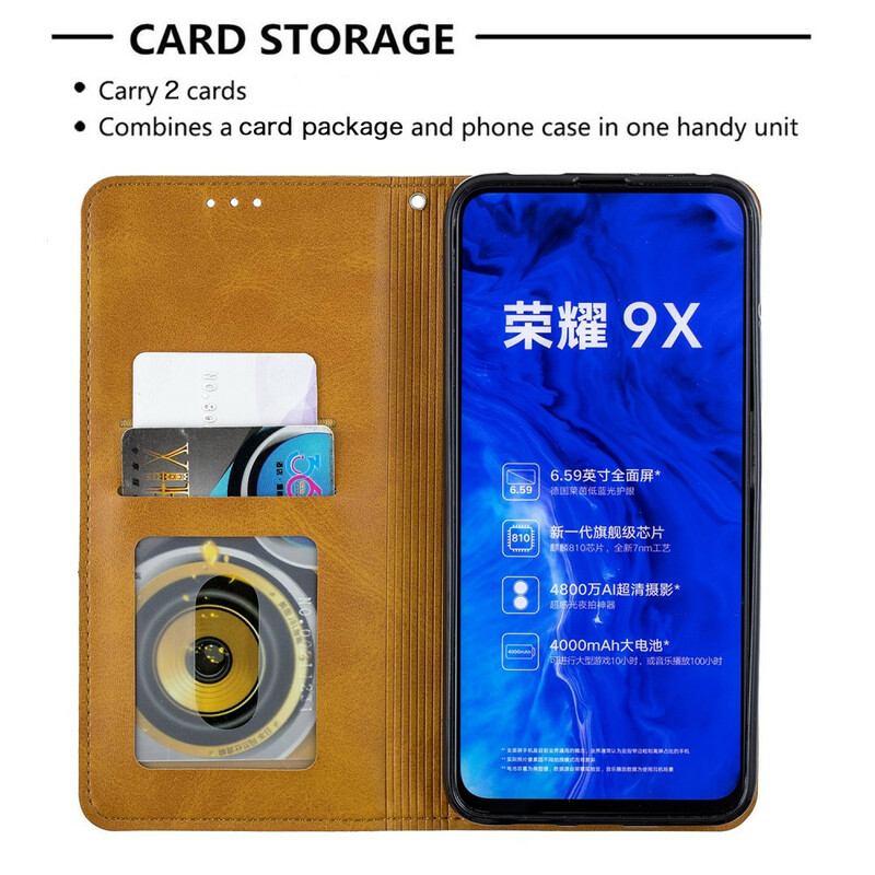 Honor 9X Pro Max Artist Style Flip Cover -suojakansi