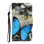 Xiaomi Redmi Note 9 Pro Case variaatiot Butterfly hihna
