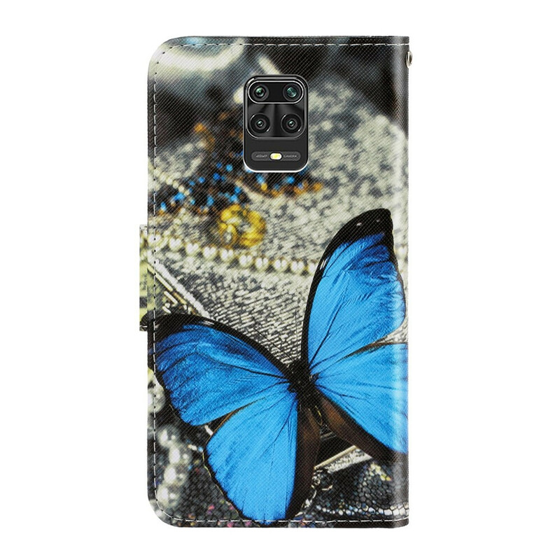 Xiaomi Redmi Note 9 Pro Case variaatiot Butterfly hihna