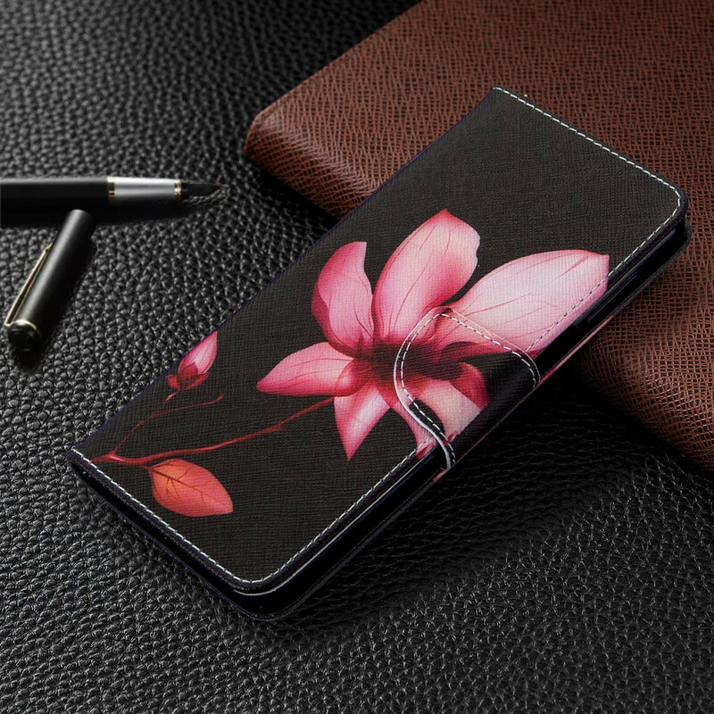 Xiaomi Redmi Note 9S / Redmi Note 9 Pro Case vaaleanpunainen kukka