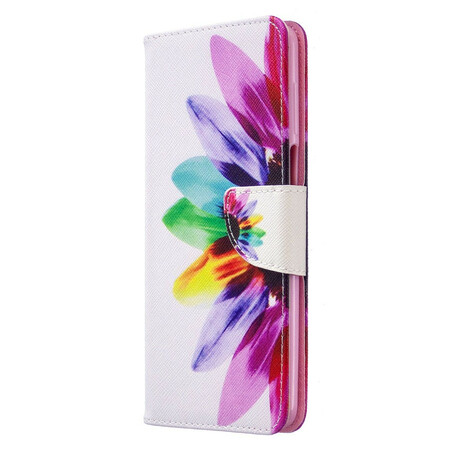 Xiaomi Redmi Note 9S / Redmi Note 9 Pro akvarelli kukka kotelo
