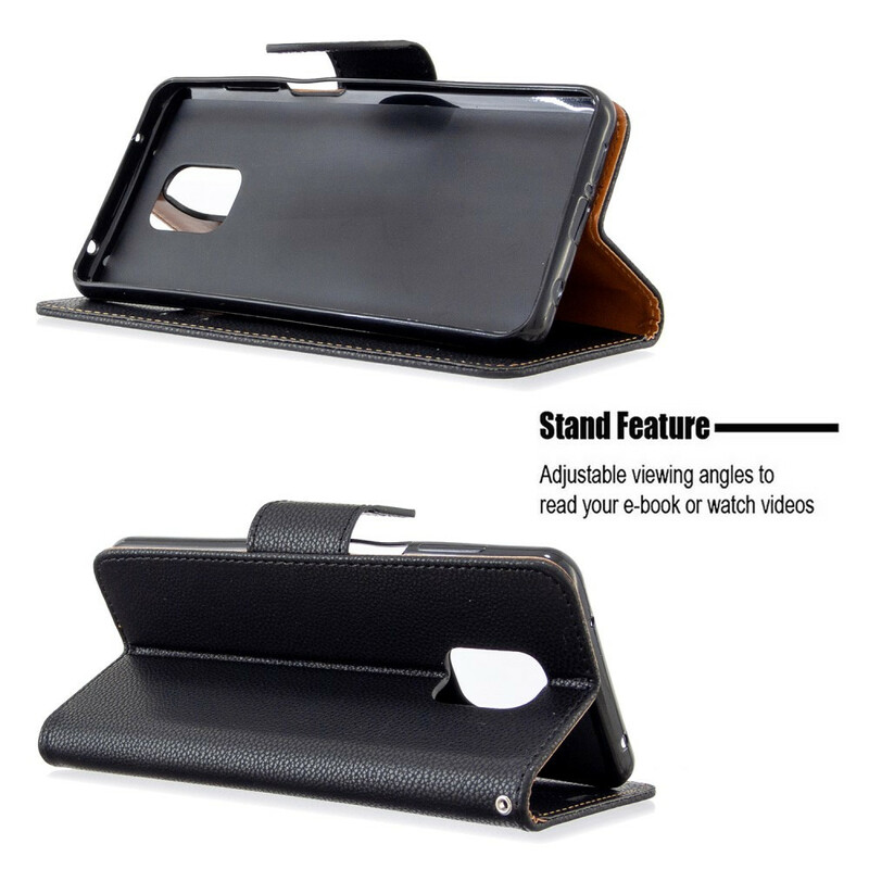 Kotelo Xiaomi Redmi Note 9 / Note 9S / Note 9 Pro Nahka Effect Lychee