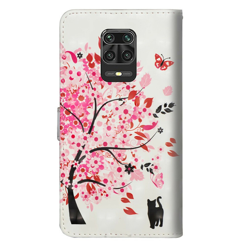 Xiaomi Redmi Note 9S / Redmi Note 9 Pro Case Tree vaaleanpunainen