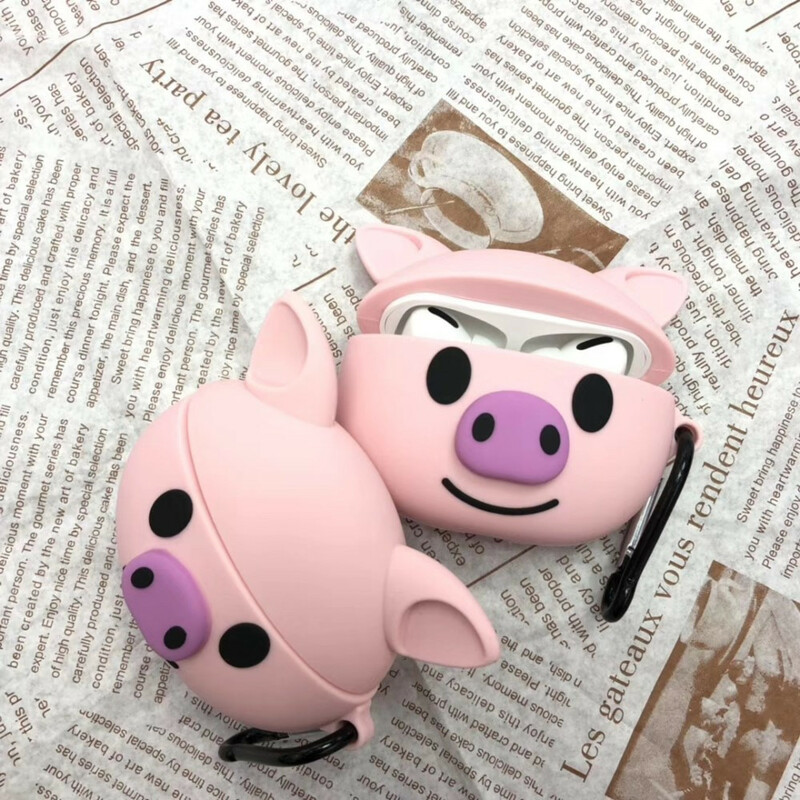 AirPods Pro Cartoon Series -kotelo, jossa on rengas