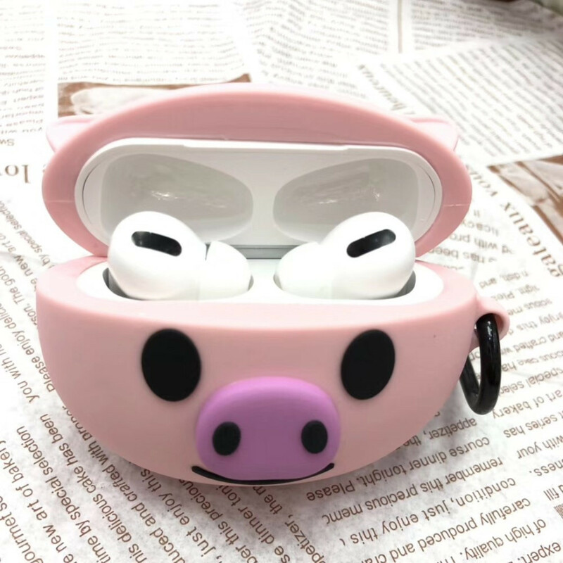 AirPods Pro Cartoon Series -kotelo, jossa on rengas