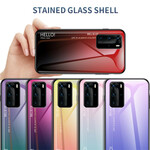 Huawei P40 Pro Cover Hello karkaistu lasi