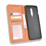 OnePlus 8 Vintage Leather Effect Flip Cover