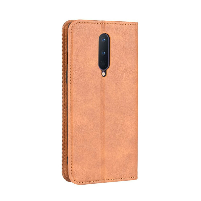 OnePlus 8 Vintage Leather Effect Flip Cover