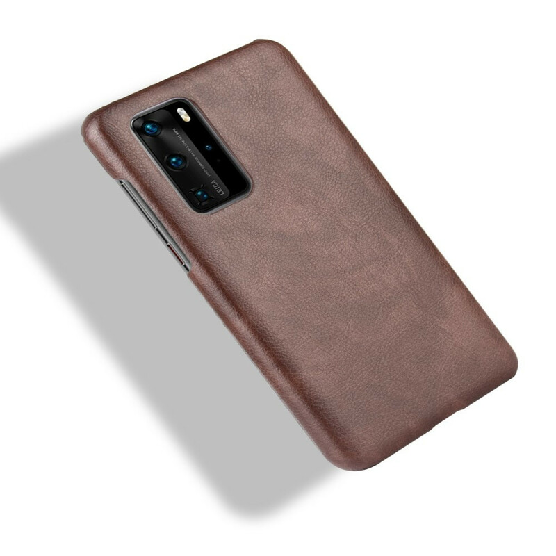 Huawei P40 Pro Cover Nahka Effect Litchi Suorituskyky