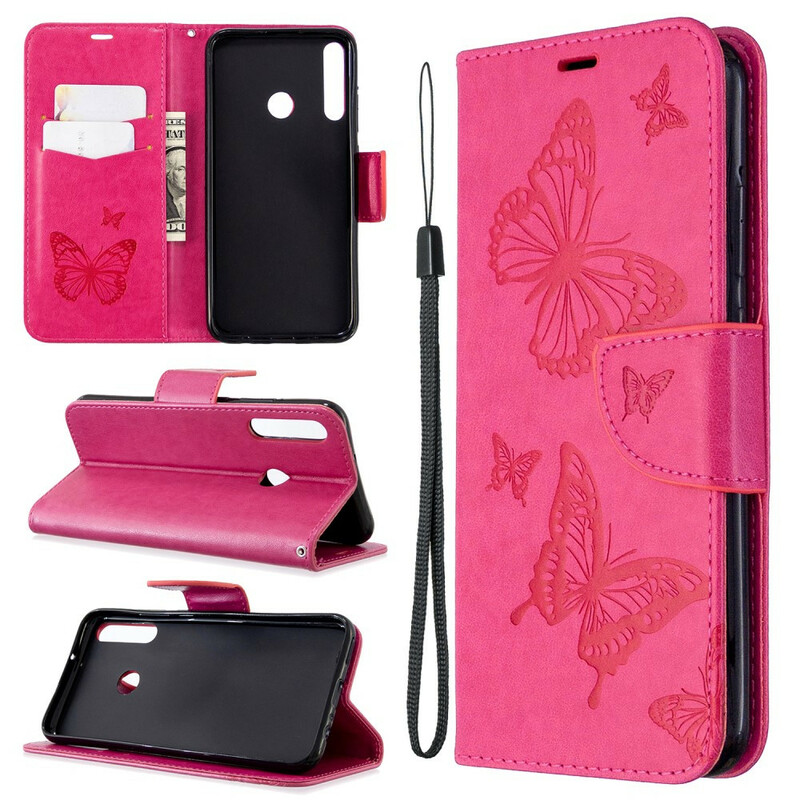 Huawei P40 Lite E Case Perhoset ja vino läppä