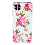 Huawei P40 Lite Kansi Liberty Flowers Fluorescentti