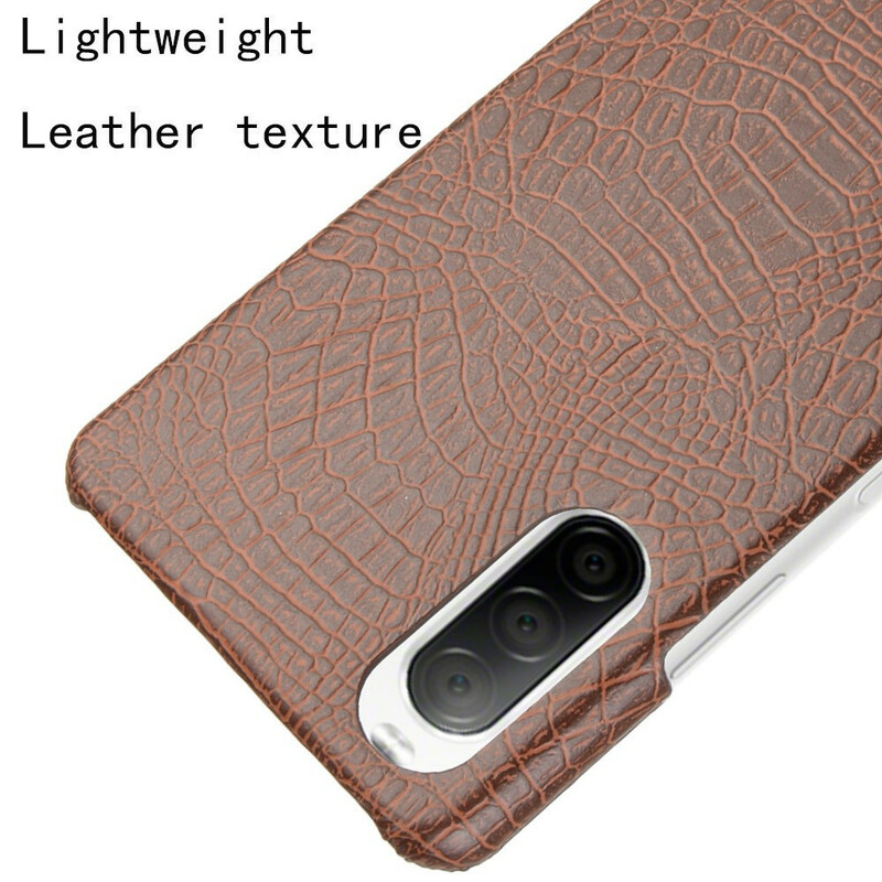 Sony Xperia 10 II Crocodile Skin kotelo