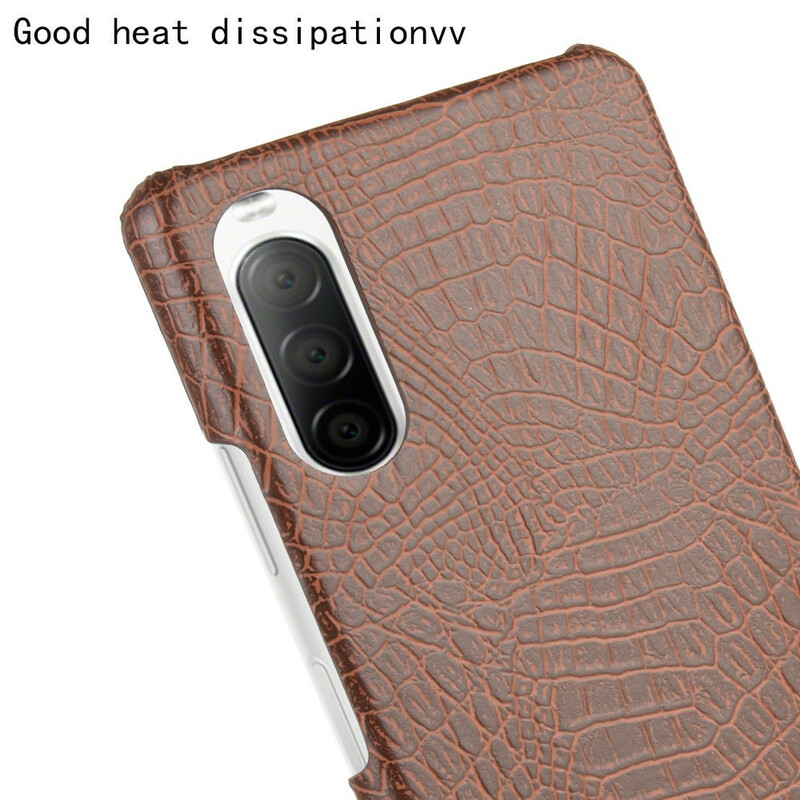 Sony Xperia 10 II Crocodile Skin kotelo