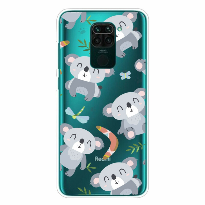 Xiaomi Redmi Note 9 Pieni Pandas harmaa kotelo