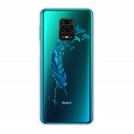 Xiaomi Redmi Note 9S / Redmi Note 9 Pro Case Kaunis sininen sulka