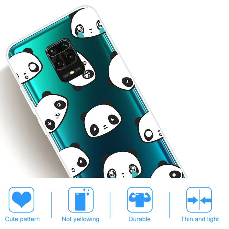 Xiaomi Redmi Note 9S / Redmi Note 9 Pro Case Sentimental Pandas