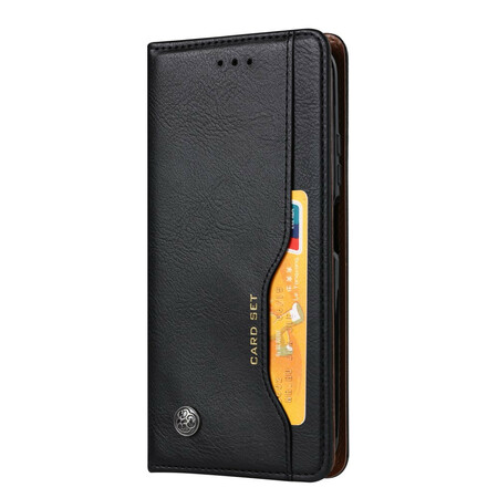 Flip Cover Huawei P40 Lite keinonahkainen korttikotelo