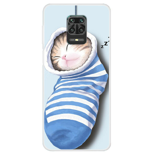 Xiaomi Redmi Note 9S / Redmi Note 9 Pro Case Sleeping Kitten (uninen kissanpentu)
