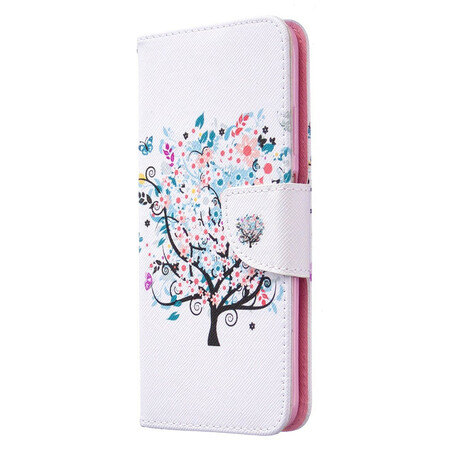 Huawei P40 Lite Flowered Tree Case
