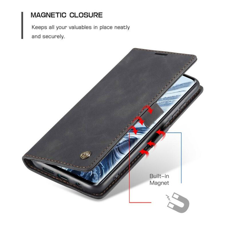 Flip Cover Xiaomi Mi Note 10 / Note 10 Pro CASEME keinonahkainen kansi