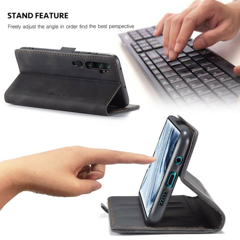 Flip Cover Xiaomi Mi Note 10 / Note 10 Pro CASEME keinonahkainen kansi