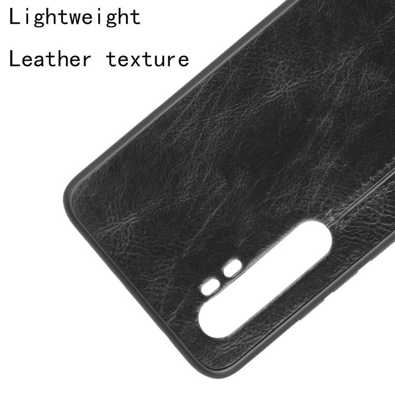 Xiaomi Mi Note 10 Lite Kotelo Nahka Effect Stitching