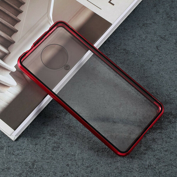 Xiaomi Poco F2 Pro Etu- ja takapuolen karkaistu lasi ja metallikotelo