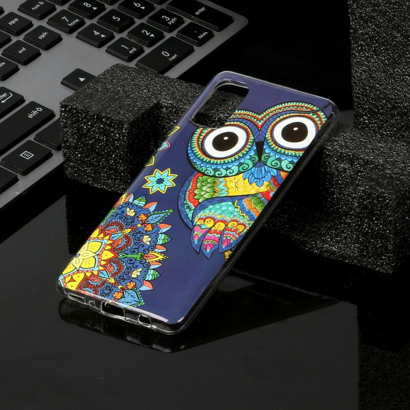 Samsung Galaxy A41 Pöllö fluoresoiva kotelo