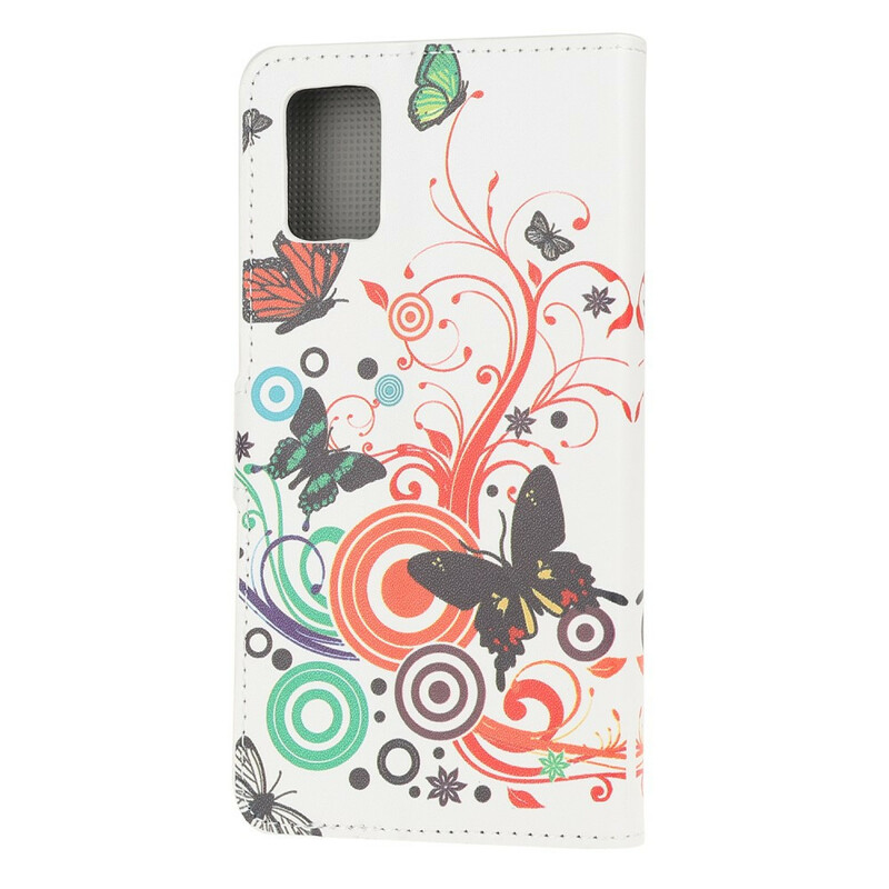 Samsung Galaxy A41 Case Perhoset ja kukat