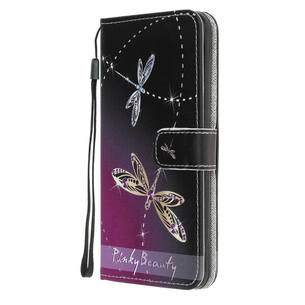 Kotelo Samsung Galaxy A41 Dragonfly hihna