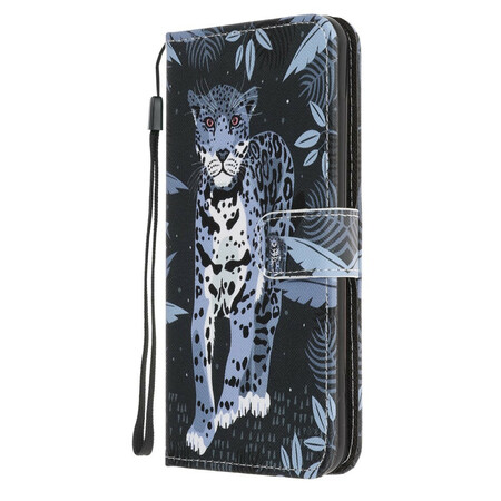 Samsung Galaxy A41 Leopard hihna tapauksessa