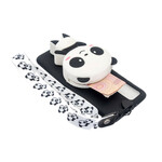 Samsung Galaxy A41 Panda 3D Case karabiinihihnalla varustettuna