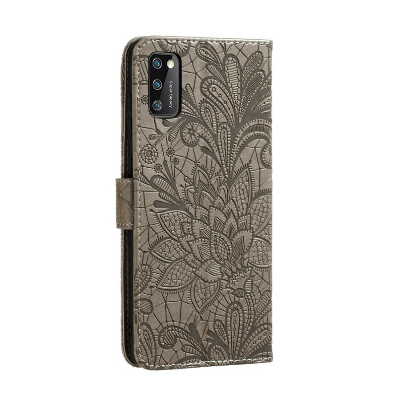 Samsung Galaxy A41 tapauksessa Tribal kukkia hihnalla