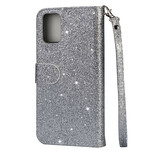 Samsung Galaxy A41 Glitter lompakkokotelo