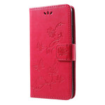 Honor 10 painettu Butterfly hihna tapauksessa