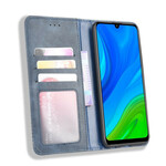 Flip Cover Huawei P Smart 2020 Nahkatehoste Vintage-tyyliin
