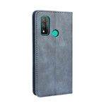 Flip Cover Huawei P Smart 2020 Nahkatehoste Vintage-tyyliin