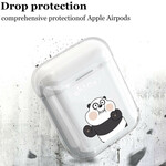AirPods selkeä silikoni Case Animal-sarja