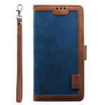 Samsung Galaxy A51 Kaksivärinen Faux Leather Case Vahvistettu ääriviivat Samsung Galaxy A51 Kaksivärinen Faux Leather Case Vahvistettu ääriviivat