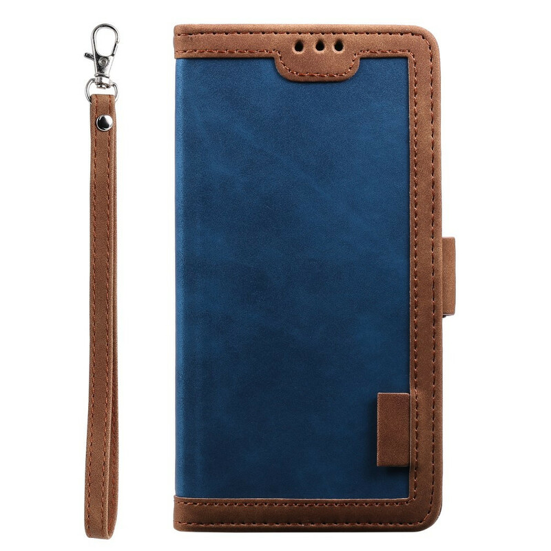 Samsung Galaxy A51 Kaksivärinen Faux Leather Case Vahvistettu ääriviivat Samsung Galaxy A51 Kaksivärinen Faux Leather Case Vahvistettu ääriviivat