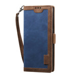 Samsung Galaxy A51 Kaksivärinen Faux Leather Case Vahvistettu ääriviivat Samsung Galaxy A51 Kaksivärinen Faux Leather Case Vahvistettu ääriviivat