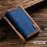 Samsung Galaxy A51 Kaksivärinen Faux Leather Case Vahvistettu ääriviivat Samsung Galaxy A51 Kaksivärinen Faux Leather Case Vahvistettu ääriviivat