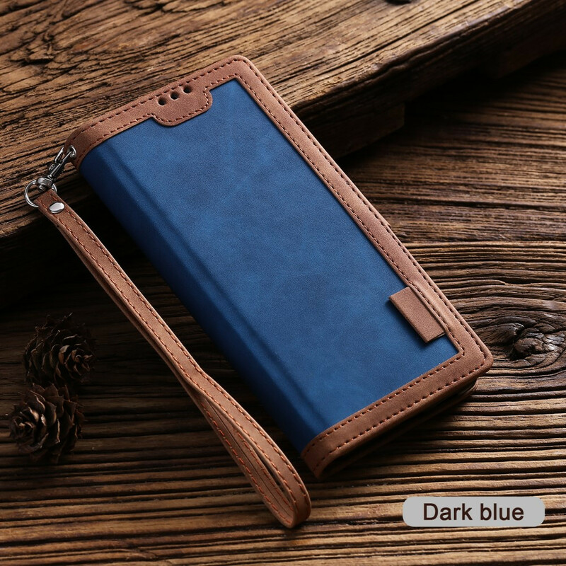 Samsung Galaxy A51 Kaksivärinen Faux Leather Case Vahvistettu ääriviivat Samsung Galaxy A51 Kaksivärinen Faux Leather Case Vahvistettu ääriviivat