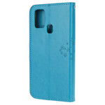 Samsung Galaxy A21s Puu ja pöllö hihna tapauksessa