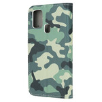 Samsung Galaxy A21s sotilaallinen naamiointi Case