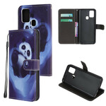 Samsung Galaxy A21s Panda Space Strap Case