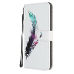 Samsung Galaxy A21s Feather Strap Kotelo